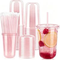 Gobelets en plastique PET Kailiou 12OZ 16OZ, couleur personnalisable, gobelets jetables pour boissons froides avec couvercles pour café, restaurant