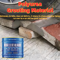 Résine d'injection élastique polyurée haute pression de qualité supérieure pour l'étanchéité des fissures de béton, des murs de sous-sols et de tunnels