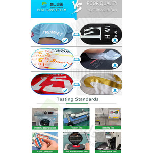 Étiquettes de vêtements personnalisées DIY, patchs en floc haute densité, couleurs néon vives, toucher doux, autocollants 3D en floc à transfert thermique, fabricant - Product Image 5