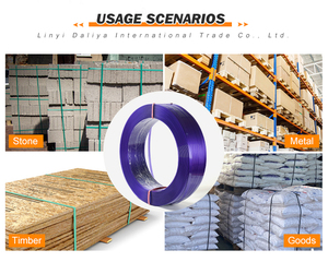 Precio al por mayor de fábrica <span class=keywords><strong>PET</strong></span> Polipropileno 16mm Banda de flejado manual Tira de flejado Correa de embalaje en stock - Product Image 5