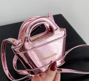 2024阿里巴巴网上购物闪光PU皮革女包迷你包，新款时尚设计女士闪亮迷你手袋斜挎包 - Product Image 4