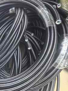 Selang kepang fleksibel baja tahan karat hitam pipa tabung logam <span class=keywords><strong>Ptfe</strong></span> karet sintetis untuk kawat baja Air untuk selang udara minyak bahan bakar - Product Image 3