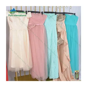 Korean Dress Summer Used Wedding Gowns Clothes Used Clothes Full Brand Chiffon Second Hand Clothes Mixed Used Clothing