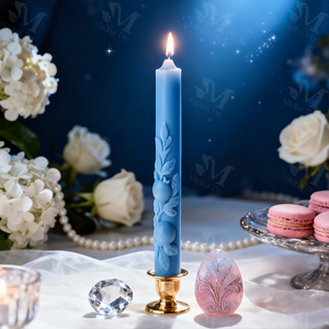 J10-531 Eco-Friendly <strong>Pomegranate</strong> Long <strong>Candle</strong> Food Grade Silicone Mold DIY Embossed Hand-scented <strong>Candle</strong> - Product Image 2