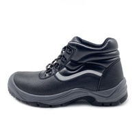 Chaussures de sécurité de marque en cuir véritable Bottes de sécurité pour le travail industriel anti-chocs S3 Chaussures de sécurité avec embout en acier pour hommes