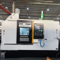 Machine de tournage et de fraisage CNC à double broche MS20Y, axe Y, légère et automatique pour la production industrielle continue