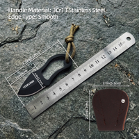 Couteau de chasse et de survie personnalisé Baiyuheng, couteau tactique personnalisé, couteau de chasse pour l'extérieur