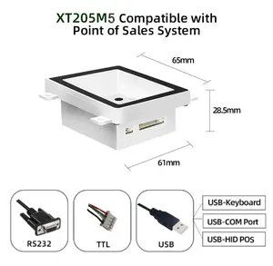 Сканер штрих-кода XT205M5, 2D модуль сканирования, QR-код, качество платежа, двигатель сканирования штрих-кода