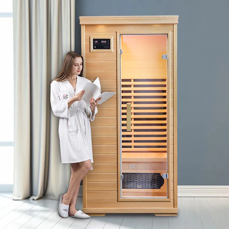 Sauna infrarouge portable, 1 personne, spectre tunnel, salle à spectre, vente en gros, spa, fitness