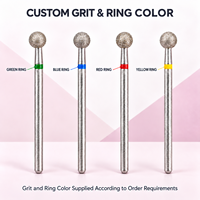OEM ODM Embouts de ponçage pour ongles en forme de diamant pour le nettoyage professionnel des cuticules et des flancs des ongles, outils de manucure pour lime à ongles électrique
