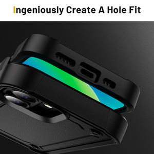 Funda Protectora Híbrida de TPU y PC 2 en 1 de Lujo para Teléfono Móvil 17 <span class=keywords><strong>Pro</strong></span> <span class=keywords><strong>Max</strong></span> y para 17 con Funciones Magnéticas y de Anillo - Product Image 4