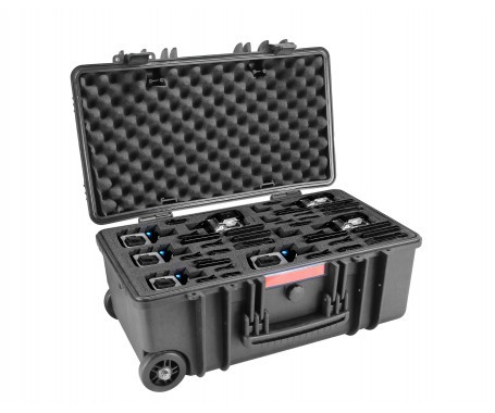 Promotion Style Cheap Price Hard Waterproof Plastic Flight Trolley Case for Camera OEM ODM with Foam