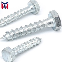 M6 M8 M10 Carbon Steel Full Thread/Half Thread Zinc Plated Hexagon Head Fasteners All Models Wood Screws