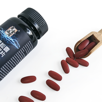 Complément alimentaire pour hommes à base d'extrait d'huître et de chrysalide de ver à soie, pour l'énergie, la vitalité et le soutien immunitaire, en comprimés, flacon