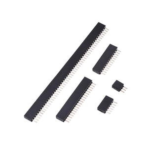 Nữ tiêu đề 1.27mm Pitch 2 pin đến 40 pin hàng duy nhất và đôi hàng thông qua lỗ kết nối dọc nhà máy tùy chỉnh - Product Image 2