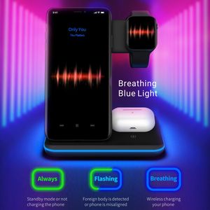 Cargador Inalámbrico Multifuncional 3 en 1 <span class=keywords><strong>para</strong></span> <span class=keywords><strong>iPhone</strong></span> con Luz Nocturna, Carga Rápida de 15W <span class=keywords><strong>para</strong></span> <span class=keywords><strong>iPhone</strong></span> 15 Pro Max, Venta al Por Mayor - Product Image 4