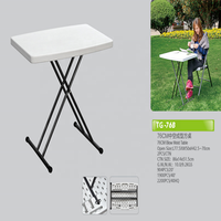 Personnel Hauteur Réglable En Plastique Jardin Pique-Nique Tables pliantes à vendre