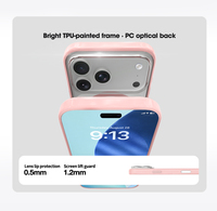 Étui de téléphone magnétique Laudtec OEM en TPU+PC, toucher confortable, finition mate ou ultra-transparente, pour iPhone 16 17 18 Pro/ Pro Max