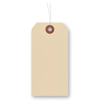 Étiquette suspendue personnalisée en carton kraft beige neutre, style vintage écrit à la main, avec perforation renforcée, en carton robuste, faite à la main pour vêtements