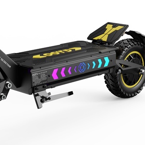 OOTD T10 PRO Nuevo Scooter Resistente con Doble Motor, Suspensión Completa de Aluminio, Frenos de Disco Hidráulicos, Plegable - Product Image 6