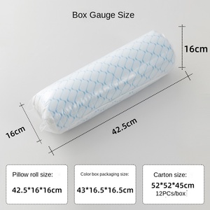 Almohada de espuma viscoelástica de algodón de seda de plumas de esponja rota de bambú de gran oferta - Product Image 6