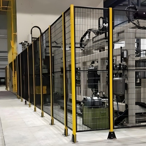 Dễ dàng để cài đặt và thẩm mỹ làm hài lòng tế bào Robot công nghiệp hàng rào robot làm việc tế bào bảo vệ chu vi an toàn tự động hóa - Product Image 5