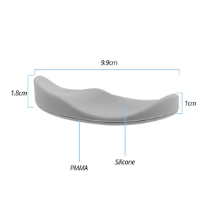 Tapis de souris ergonomique avec repose-poignet en gel de silicone antidérapant, tapis de soutien du poignet pour ordinateur, tapis de souris pour le bureau, les jeux et le PC - Product Image 6