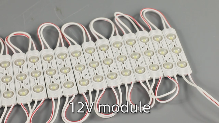 12V 3 Leds 6013 Modulo 1.5W Outdoor Sign Module - IP65 Waterproof