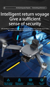 Nuevo Dron L600-1 <span class=keywords><strong>Pro</strong></span> Max sin Escobillas para Principiantes, Distancia de Vuelo de 3KM, Evitación de Obstáculos, Cámara Dual 4K HD, Control Remoto - Product Image 5