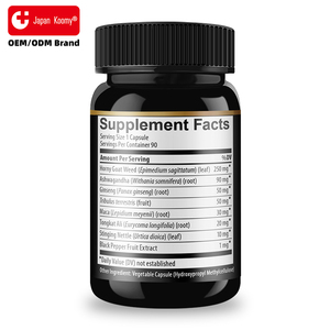 Extractos de Hierba de Cabra en Celo de Alta Calidad con Raíz de Maca Negra para Apoyar la Energía Masculina, Cápsulas de Hierba de Cabra en Celo - Product Image 2