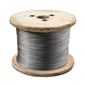 Câble en acier galvanisé électrique de 3mm <span class=keywords><strong>4mm</strong></span> de câble métallique d'acier enduit de PVC multicolore 6x7 + FC 7x7 - Product Image 5
