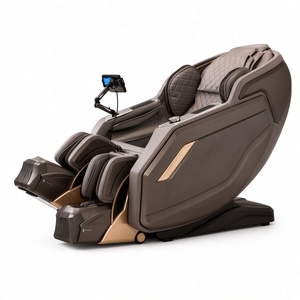Sillón de Masaje 4D con Espacio para Pies, Lujo Individual, Estiramiento de Piernas, Reclinable, Control por Voz, Cuidado de <span class=keywords><strong>la</strong></span> Salud, Spa, Bolsas de Aire, Calor y Shiatsu - Product Image 1