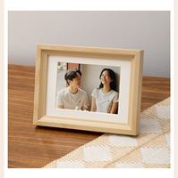 Cadres photo en bois minimalistes en gros avec support pour affichage sur table ou bureau, décoration maison et bureau