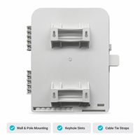 Caja Divisora Óptica de 16 Fibras, Caja de Distribución de Fibra Montada en Pared, IP65, PC, ABS, Divisor PLC 1x8 1x16, FTTH, ODN