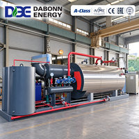 Chaudière à eau chaude industrielle au gaz 1,4-14 MW, horizontale, à tubes de fumée au gaz naturel, avec chauffage efficace et stable pour usine