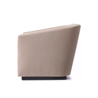 Canapé de salon en tissu de design haut de gamme, style cascade, avec accoudoirs et coussins moelleux, écologique, pour villa et appartement