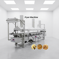 Friteuse Commerciale Continue Sensitar avec Alimentation Électrique/Gaz/Vapeur pour la Production de Frites à Haute Productivité