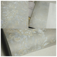 Stiker Dekorasi Dinding Kamar Tidur Eropa Papan Aluminium-plastik Perekat Sendiri Wallpaper Kain Bertekstur untuk Latar Belakang TV