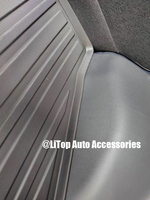 Tapis de coffre de voiture 5D TPE pour Bz4x/Land Cruiser 2023-2024 Antidérapant Luxe Tapis de coffre arrière 2 mm d'épaisseur
