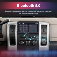 Autoradio Android Junsun Carplay pour Jeep Wrangler 2007-2018 Dodge Ram 500 2500 3500 2009-2012 Lecteur DVD de voiture