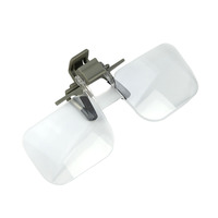 Lunettes grossissantes pliantes SRATE en gros d'usine, lunettes de lecture transparentes MG19156, clip de lunettes grossissantes