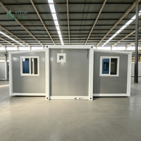 Maisons Modulaires Préfabriquées, Cabanes Préfabriquées, Maisons Conteneurs Extensibles de 20 pieds, Résidence pour Ouvriers, Bureau de Chantier, Dortoir, Cabine