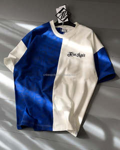 T-shirt Streetwear oversize di alta qualità 7 giorni di spedizione <span class=keywords><strong>rapida</strong></span> di produzione <span class=keywords><strong>Stampa</strong></span> a maglia lunga personalizzata di alta qualità 7 giorni - Product Image 1