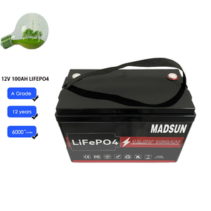 Madsun-Batería de iones de litio de ciclo profundo, Lifepo4 batería solar para el hogar, 12V, 100ah, aprobado por CE, para Europa, Alemania, Reino Unido, <span class=keywords><strong>España</strong></span> - Product Image 2