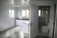 Maison conteneur économique à 2 étages en panneaux sandwich écologiques, avec toilettes, structure en acier galvanisé, économie d'énergie, garantie 5 ans