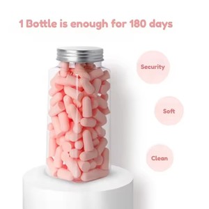 Cómodos tapones para los oídos de espuma suave, antiruido, para dormir, con reducción de ruido, para nadar y dormir, 10/24/60 Uds. - Product Image 4