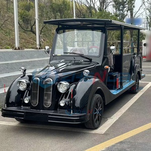 Carroza Fúnebre Negra Clásica Tipo Limusina, Hermosa Carroza Fúnebre Eléctrica Moderna de Lujo con Remolque en Venta - Product Image 3