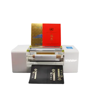 Doppia 100 digitale lamina d'oro macchina da stampa a caldo che timbra la macchina stagnola stampante per invito a nozze carta