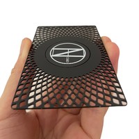Carte de visite intelligente NFC sans contact de luxe, médaille personnalisée, carte numérique en métal NFC
