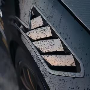 Pièces décoratives personnalisées de sortie d'admission d'air en fibre de carbone véritable pour BMW M3 E92 E93 Ailes de voiture modifiées GT4 RS - Product Image 5